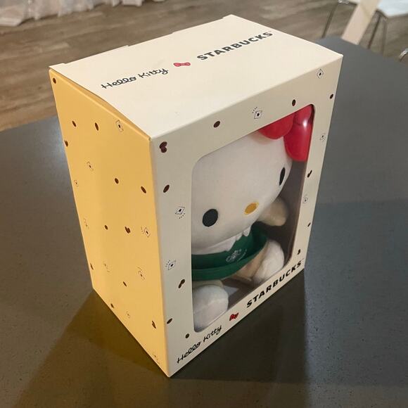 Starbucks x Hello Kitty Barista Bear Plush LIMITED EDITION SHIPS TODAY WITH GIFT - Picture 4 of 9